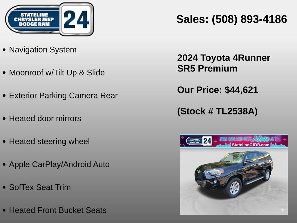Used 2024 Black Toyota SR5 Premium image 5