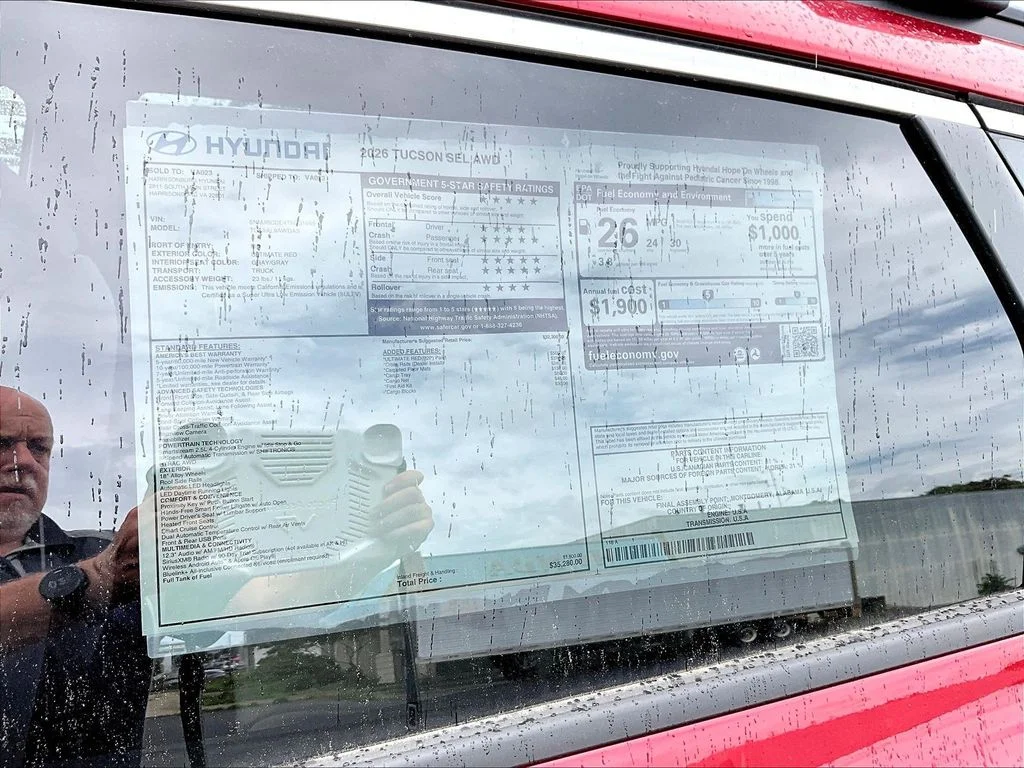 New 2026 Red Hyundai SEL image 13
