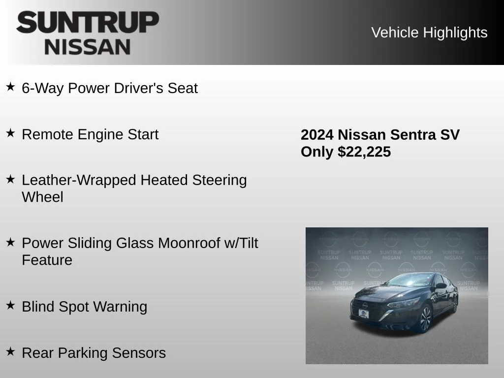 Used 2024 Black Nissan SV image 16