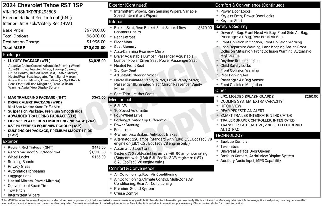 Certified Used 2024 Red Chevrolet RST image 39
