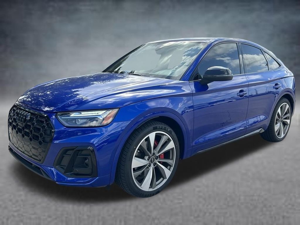 Used 2023 Blue Audi Premium Plus image 2