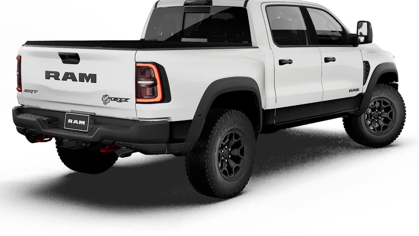 New 2027 Bright White Clear-Coat Exterior Paint RAM TRX SRT image 2