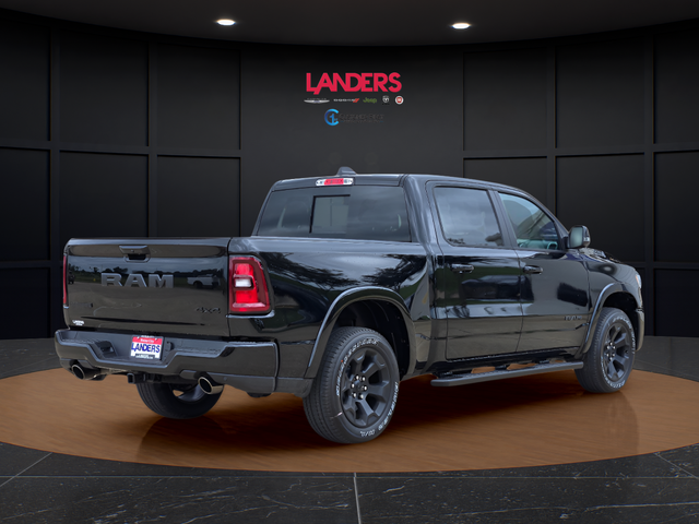 New 2026 Diamond Black Crystal Pearl-Coat Exterior Paint RAM Big Horn/Lone Star image 3