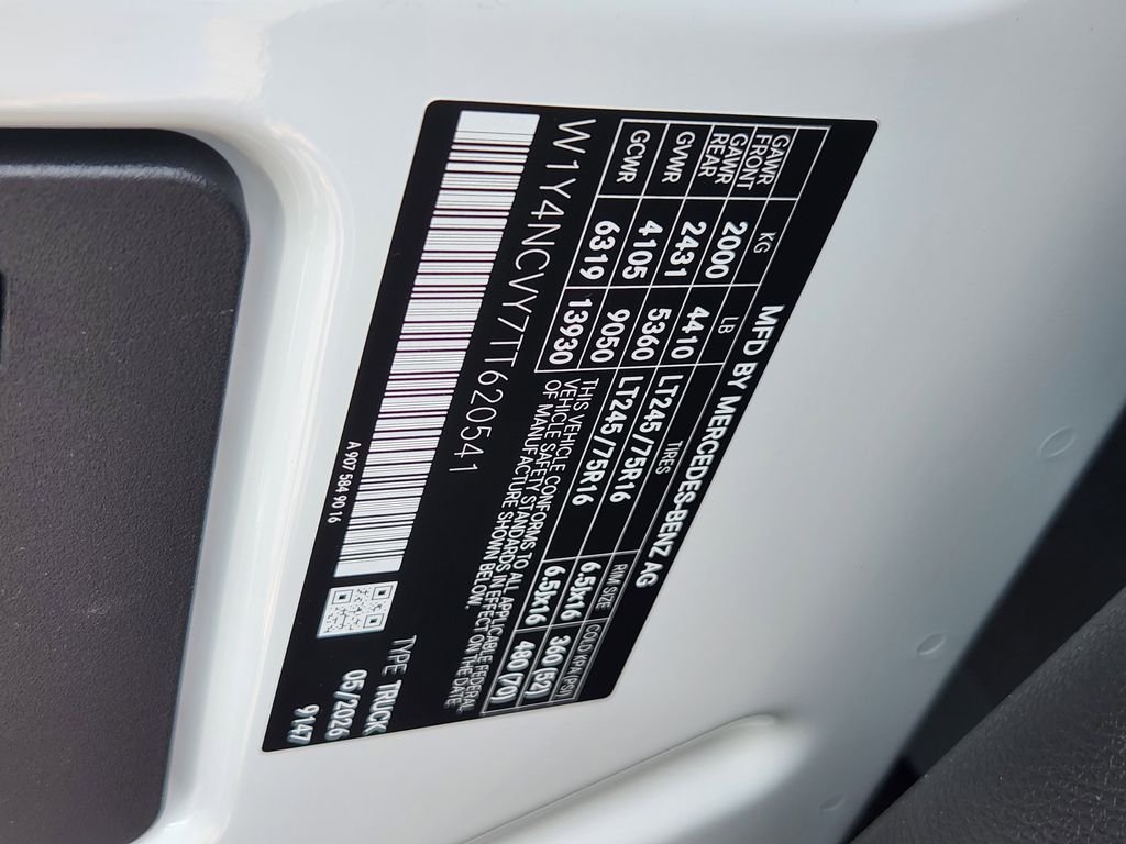 New 2026 ARCTIC WHITE Mercedes-Benz CARGO image 12