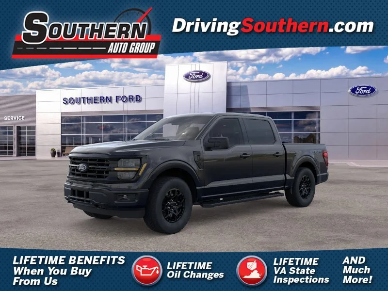 New 2026 Agate Black Metallic Ford XLT image 1