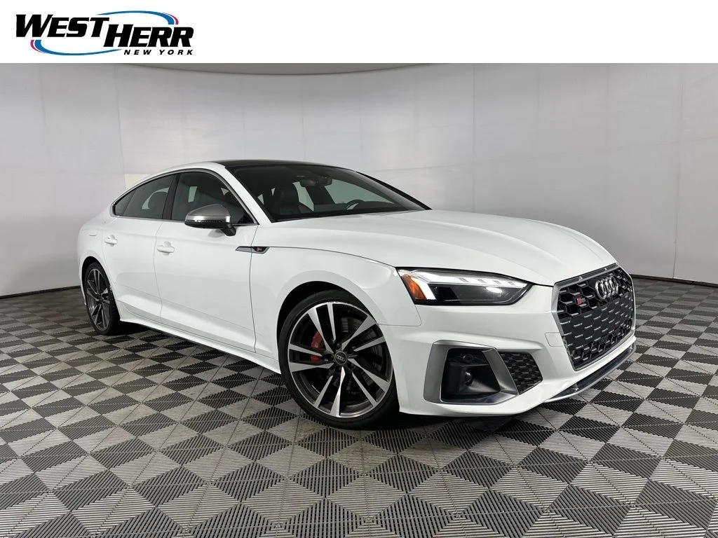 Used 2023 White Audi Premium Plus image 1
