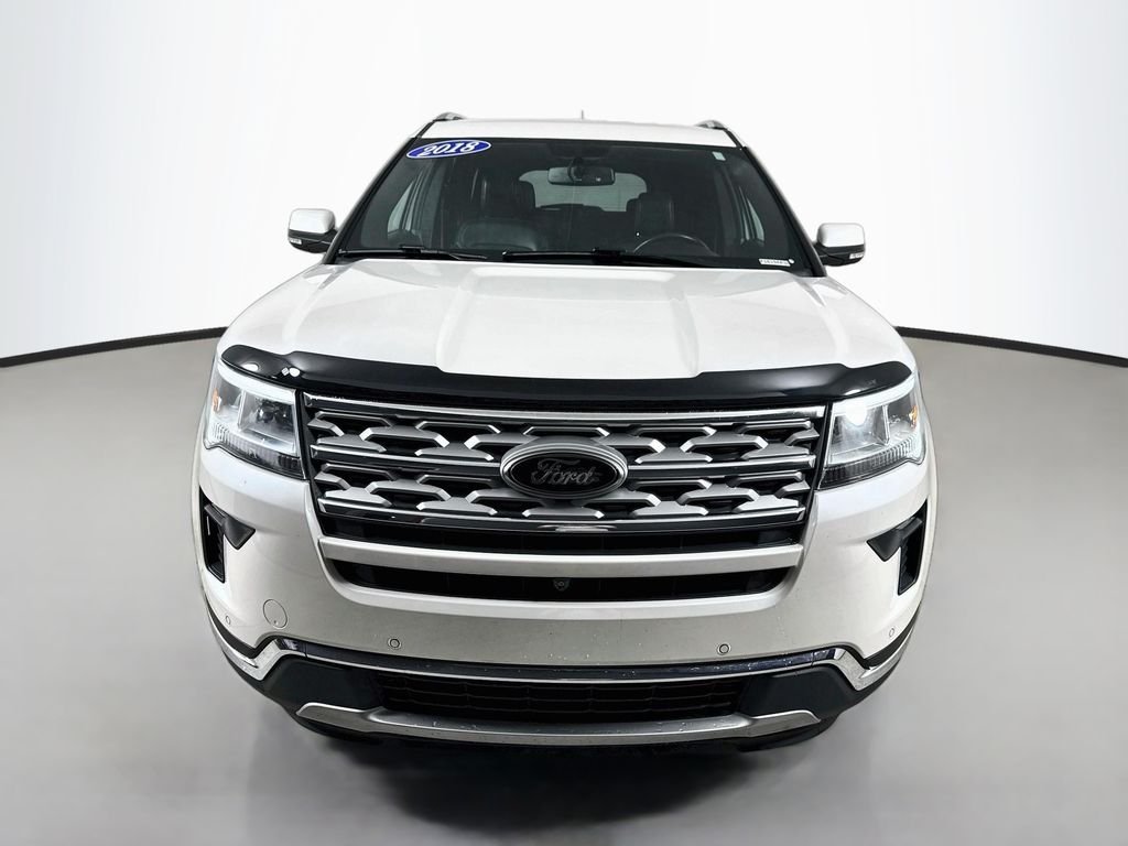 Used 2018 White Platinum Metallic Tri-Coat Ford Limited image 8