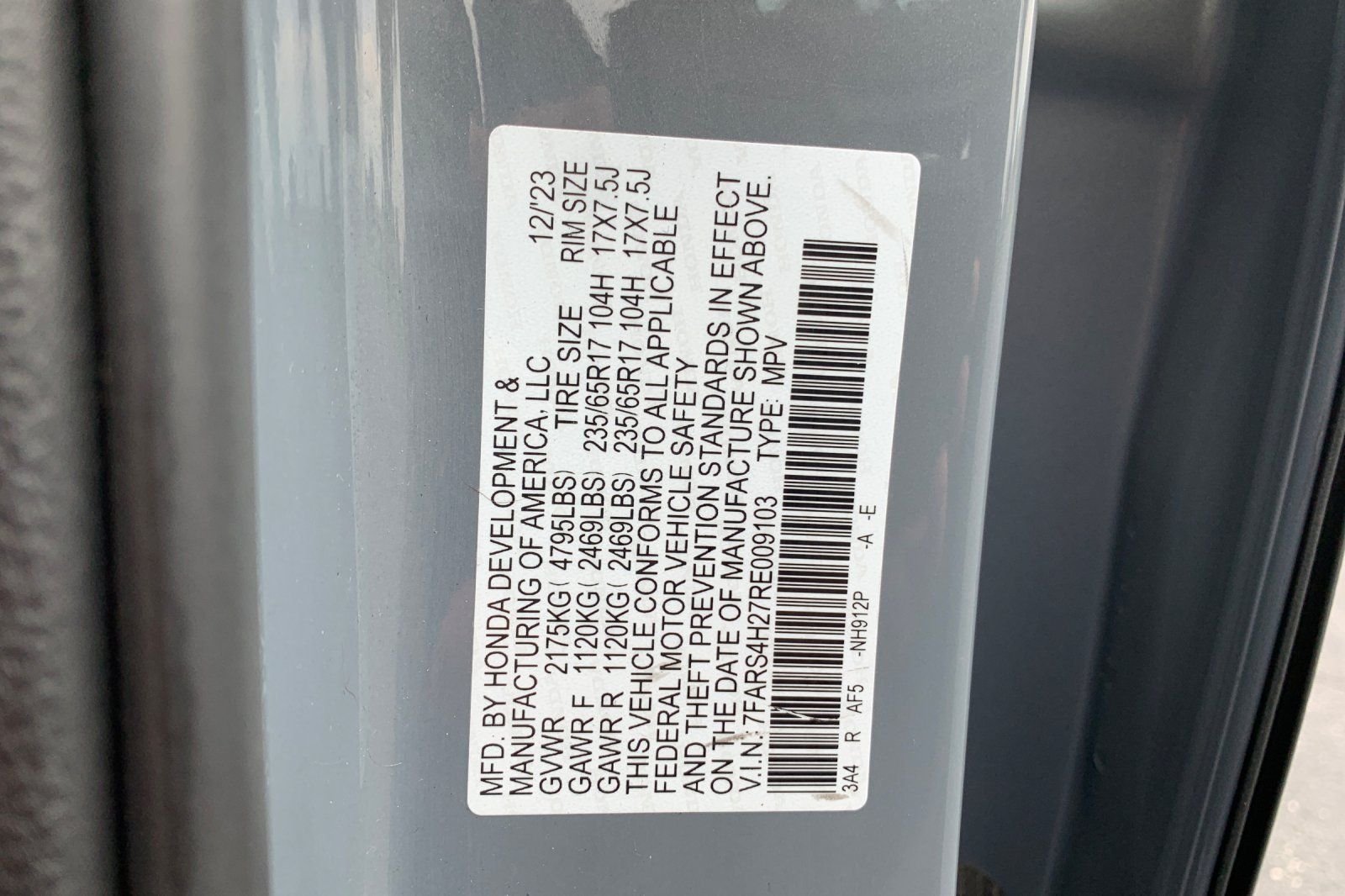 Certified Used 2024 Gray Honda LX image 36