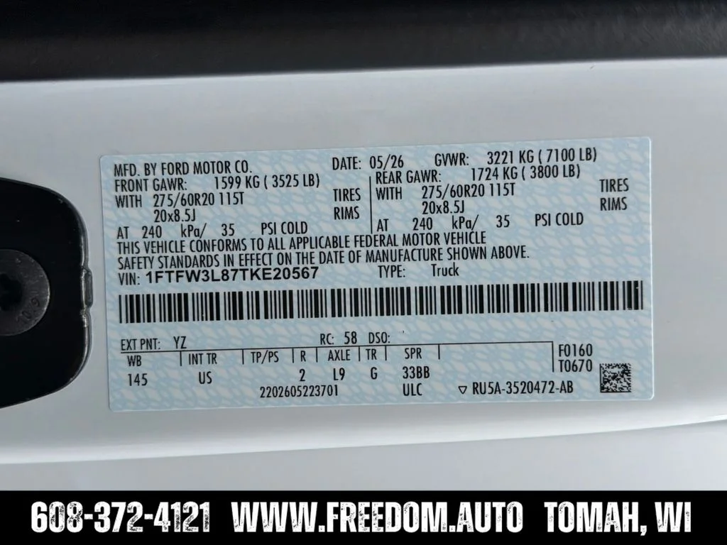 New 2026 White Ford XLT image 29