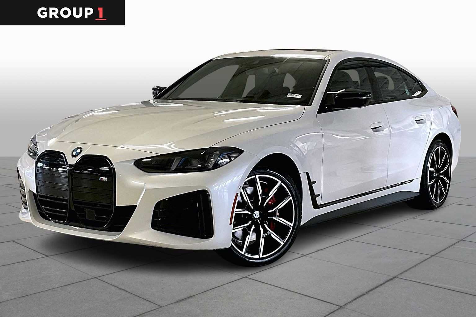 Mineral White Metallic 2026 BMW i4 M60 Gran Coupe AWD Sedan All-Wheel Drive