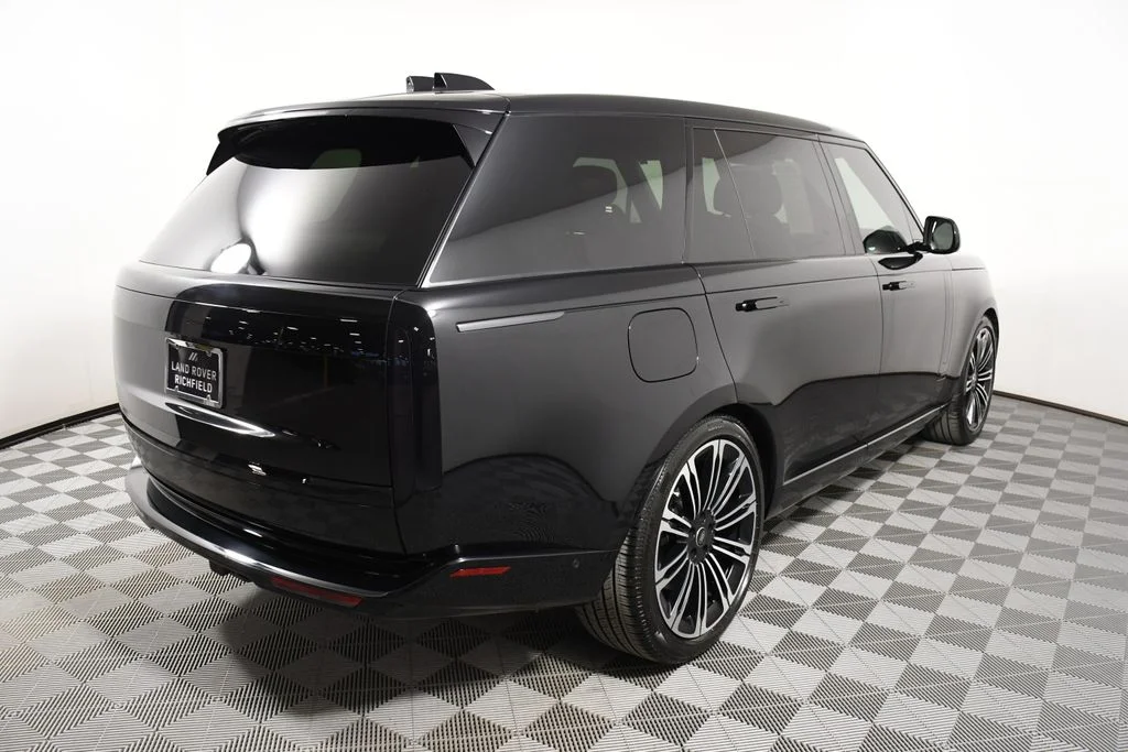 Used 2025 Santorini Black Metallic Land Rover Autobiography image 6