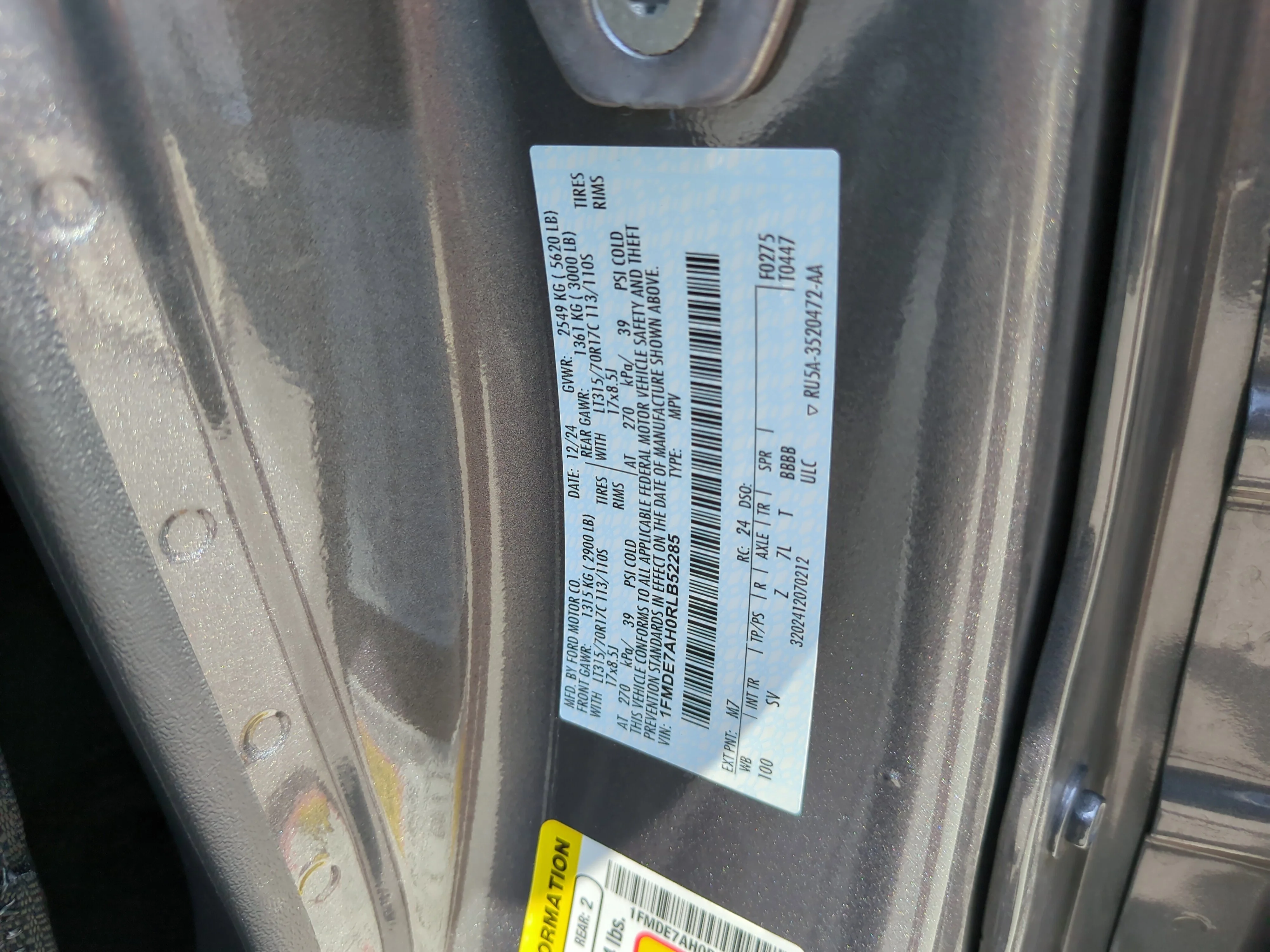 Certified Used 2024 Light Blue Clearcoat Metallic Ford Big Bend image 37