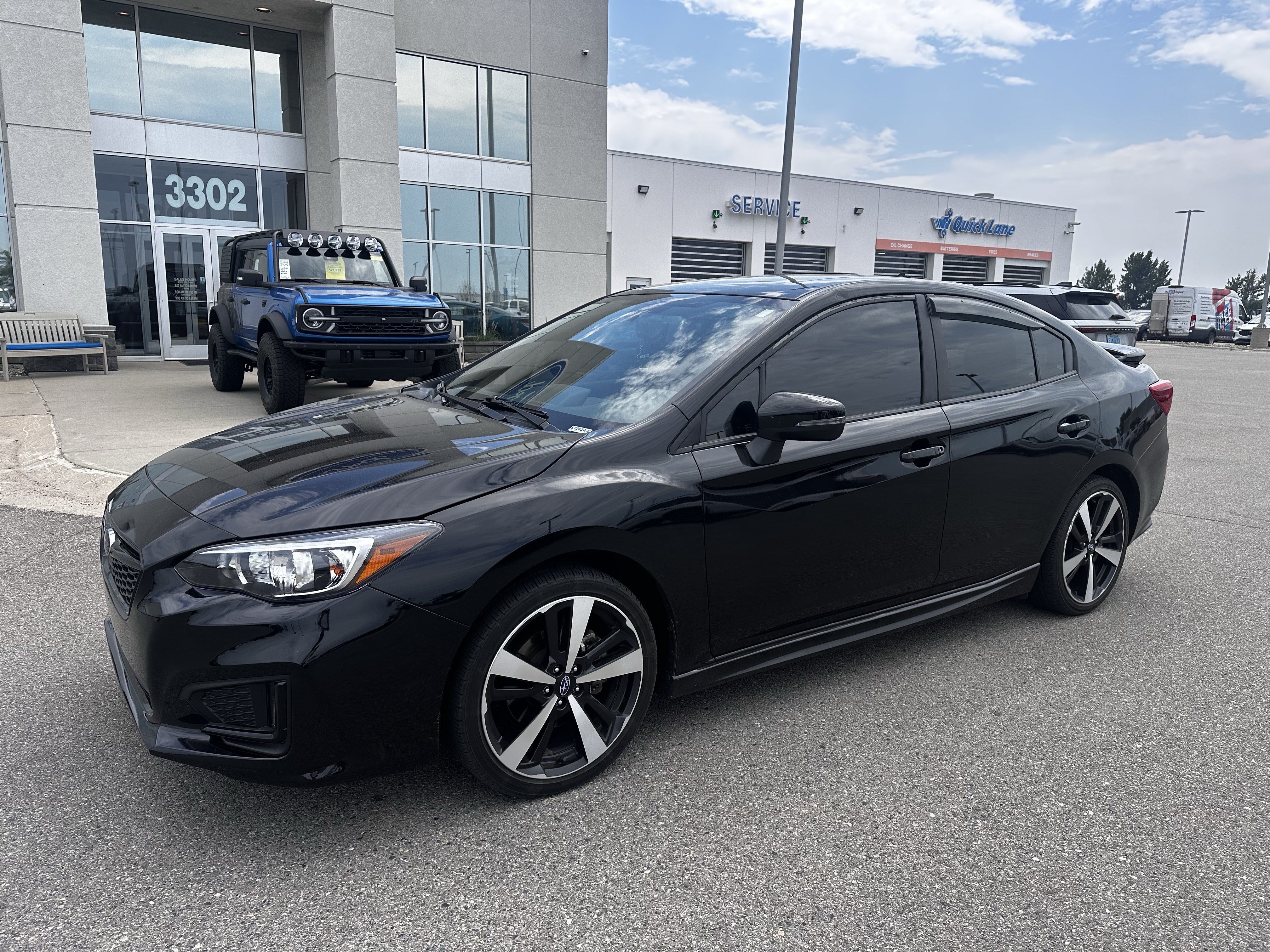 Used 2019 Crystal Black Silica Subaru Sport image 2