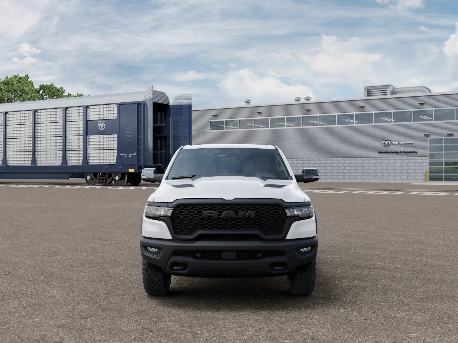 New 2027 Bright White Clear-Coat Exterior Paint RAM Rebel image 32