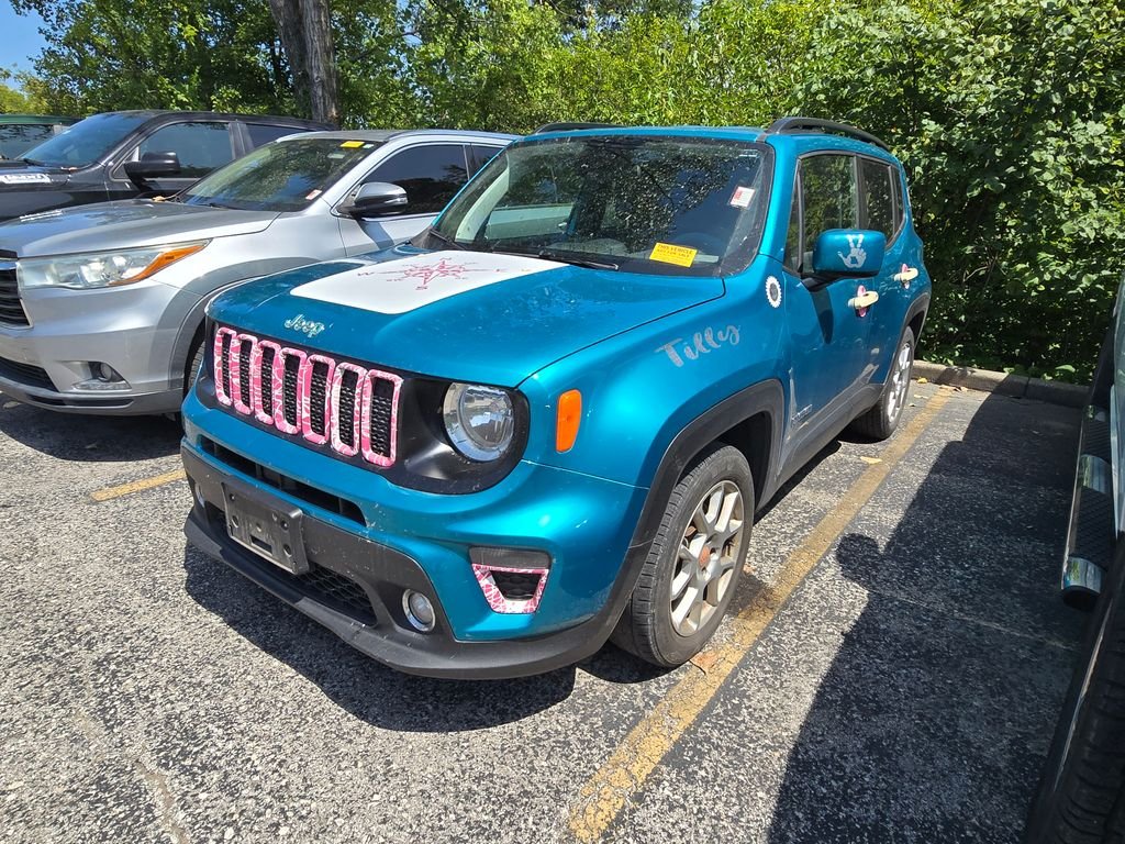 Used 2021 Teal Jeep Latitude image 2