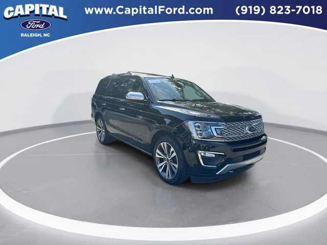 Used 2021 Black Ford Platinum image 2