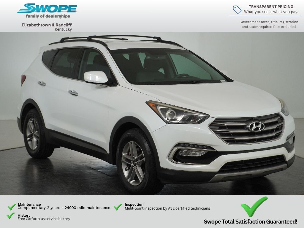Used 2017 Frost White Pearl Hyundai 2.4L image 1