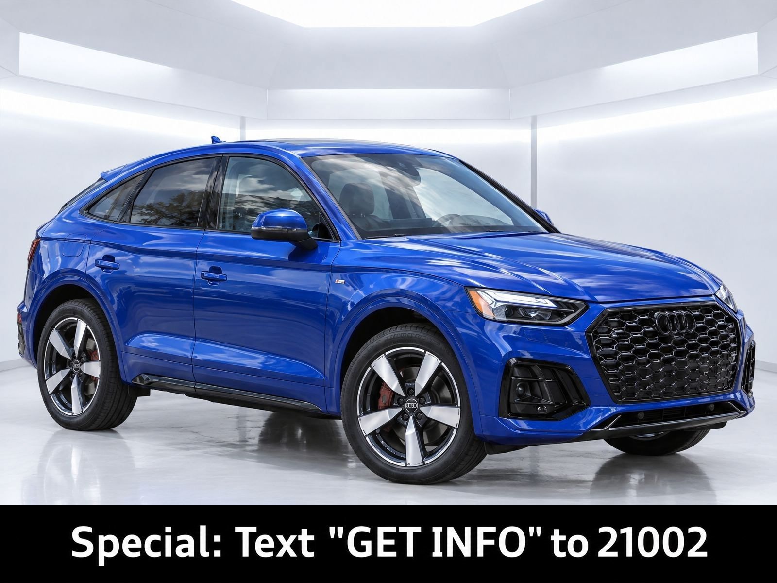 Certified Used 2024 Blue Audi 45 S line Premium image 6