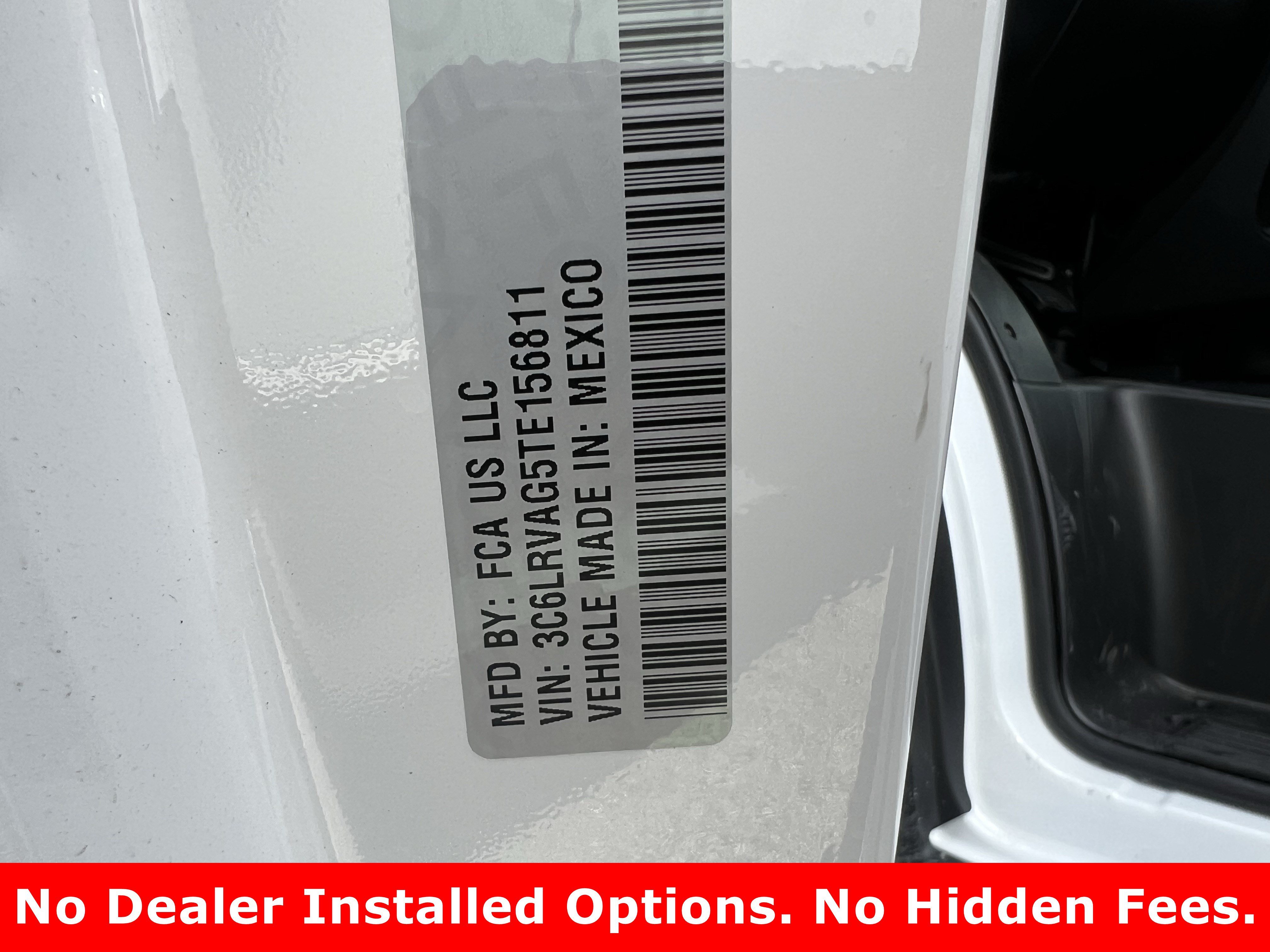 New 2026 Bright White Clear-Coat Exterior Paint RAM Tradesman image 29
