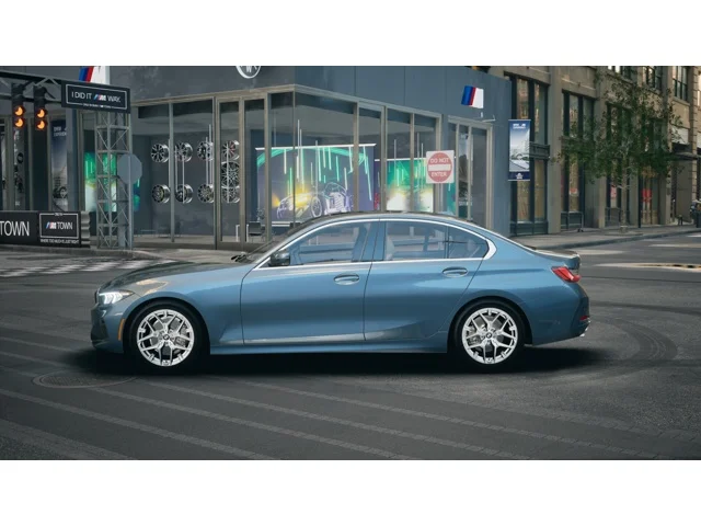 New 2026 Arctic Race Blue metallic BMW 330i image 4