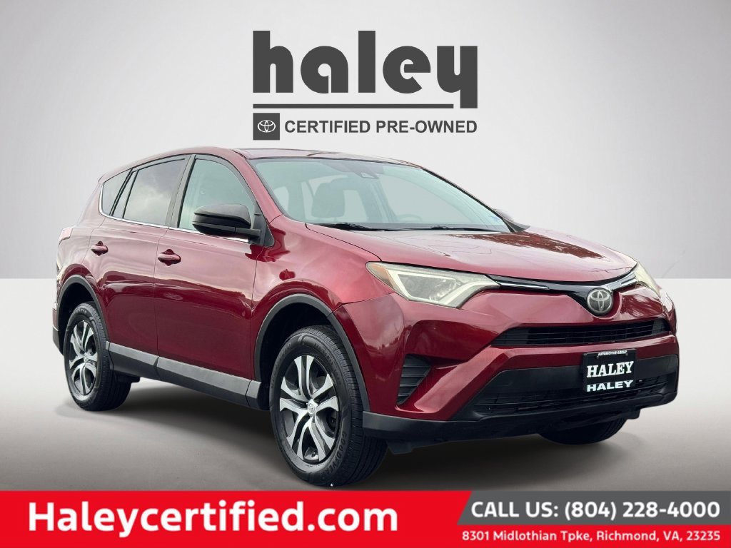 Used 2018 Red Toyota LE image 1