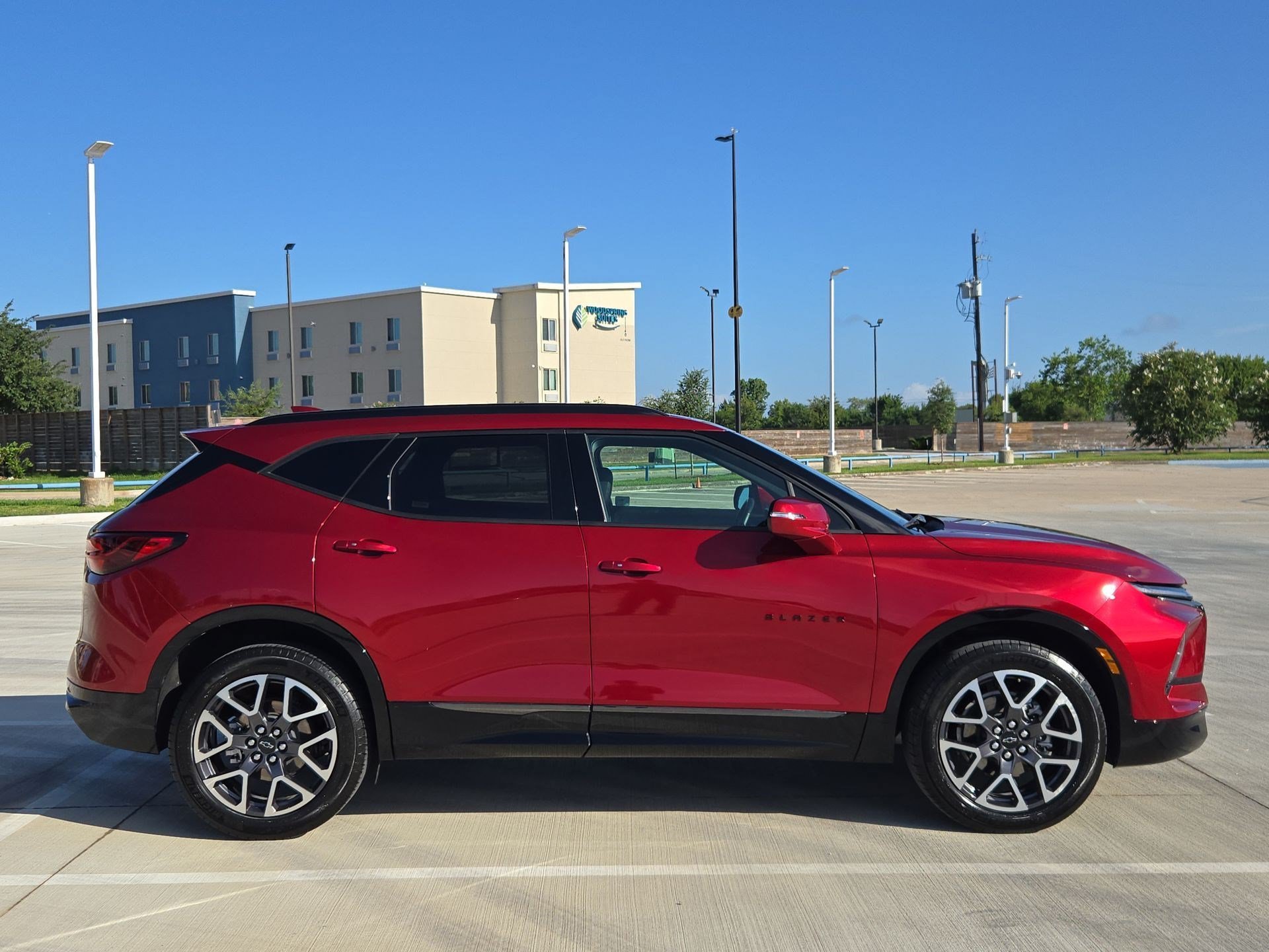 Used 2025 Radiant Red Tintcoat Chevrolet RS image 2