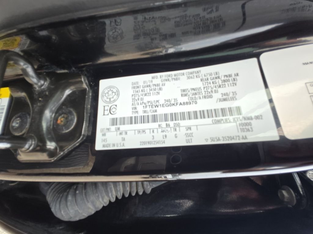 Used 2019 Black Ford Limited image 25