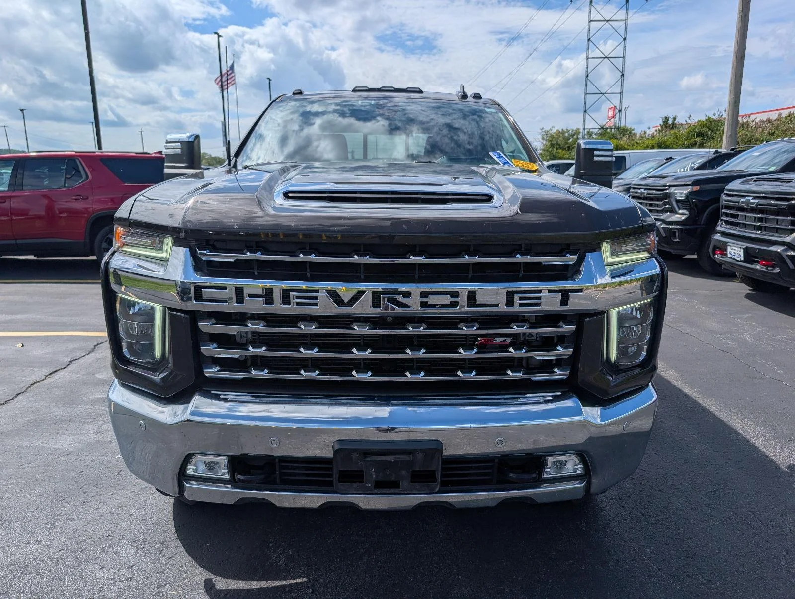 Used 2021 OXFORD BROWN METALLIC Chevrolet LTZ image 2