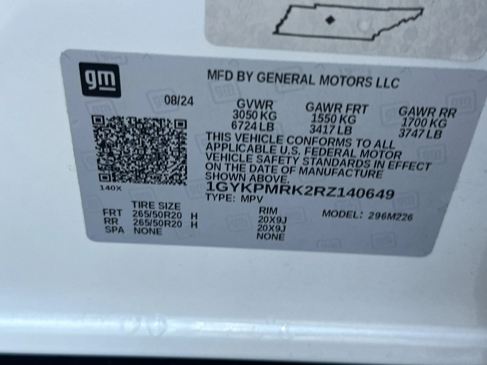 Used 2024 Crystal White Tricoat Cadillac Tech image 28