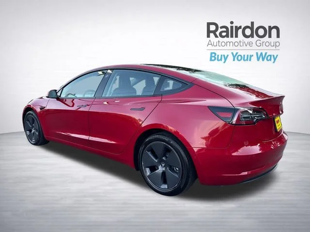 Used 2022 Red Multi-Coat Tesla Long Range image 5
