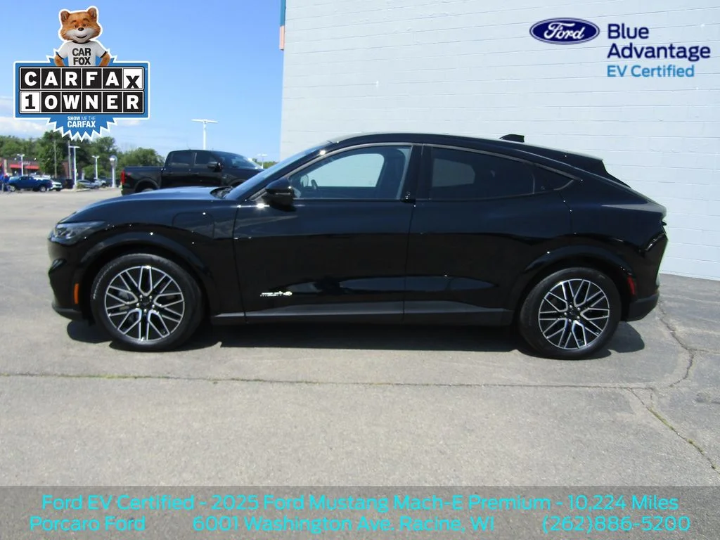 Certified 2025 Ford Mustang Mach-E Premium AWD with VIN 3FMTK3SU2SMA11957 for sale in Racine, WI