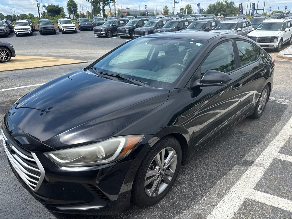 Used 2018 Hyundai Elantra SEL with VIN KMHD84LF7JU452583 for sale in Newnan, GA