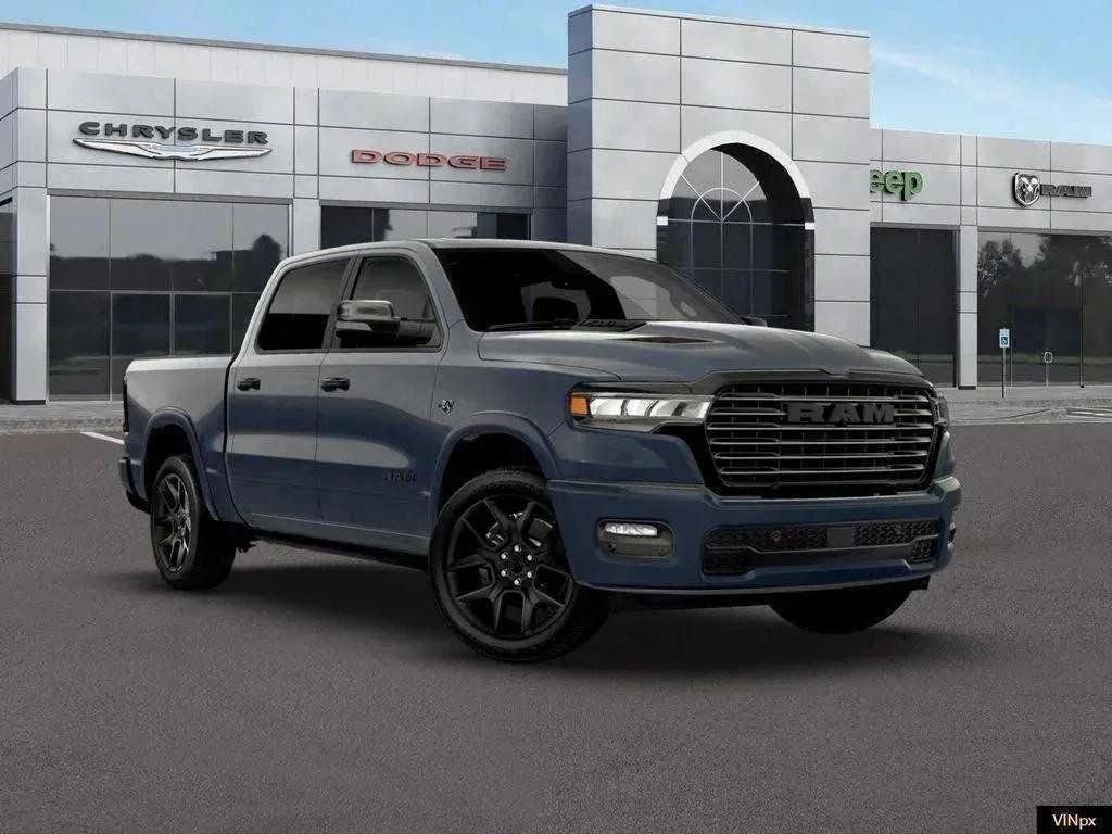 New 2026 Forged Blue Metallic Exterior Paint RAM Laramie image 8
