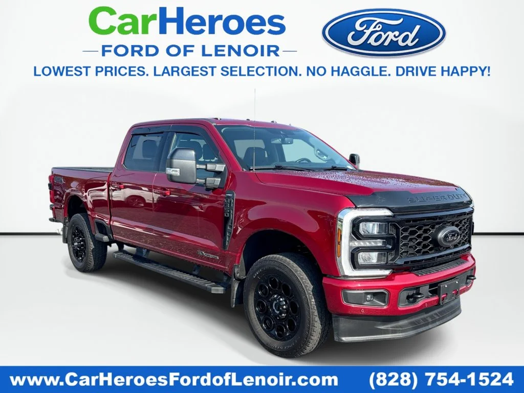 Used 2025 Red Ford Lariat image 1