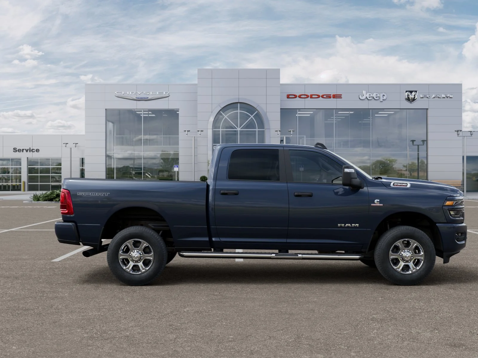 New 2026 Forged Blue Metallic Exterior Paint RAM Big Horn image 49