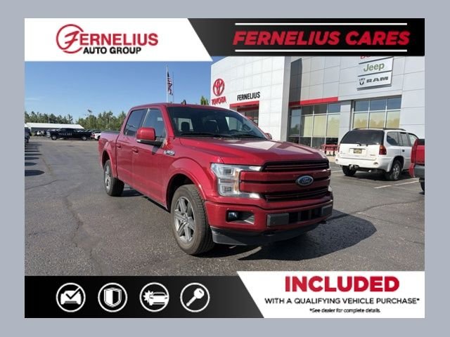 Used 2020 Red Ford Lariat image 1