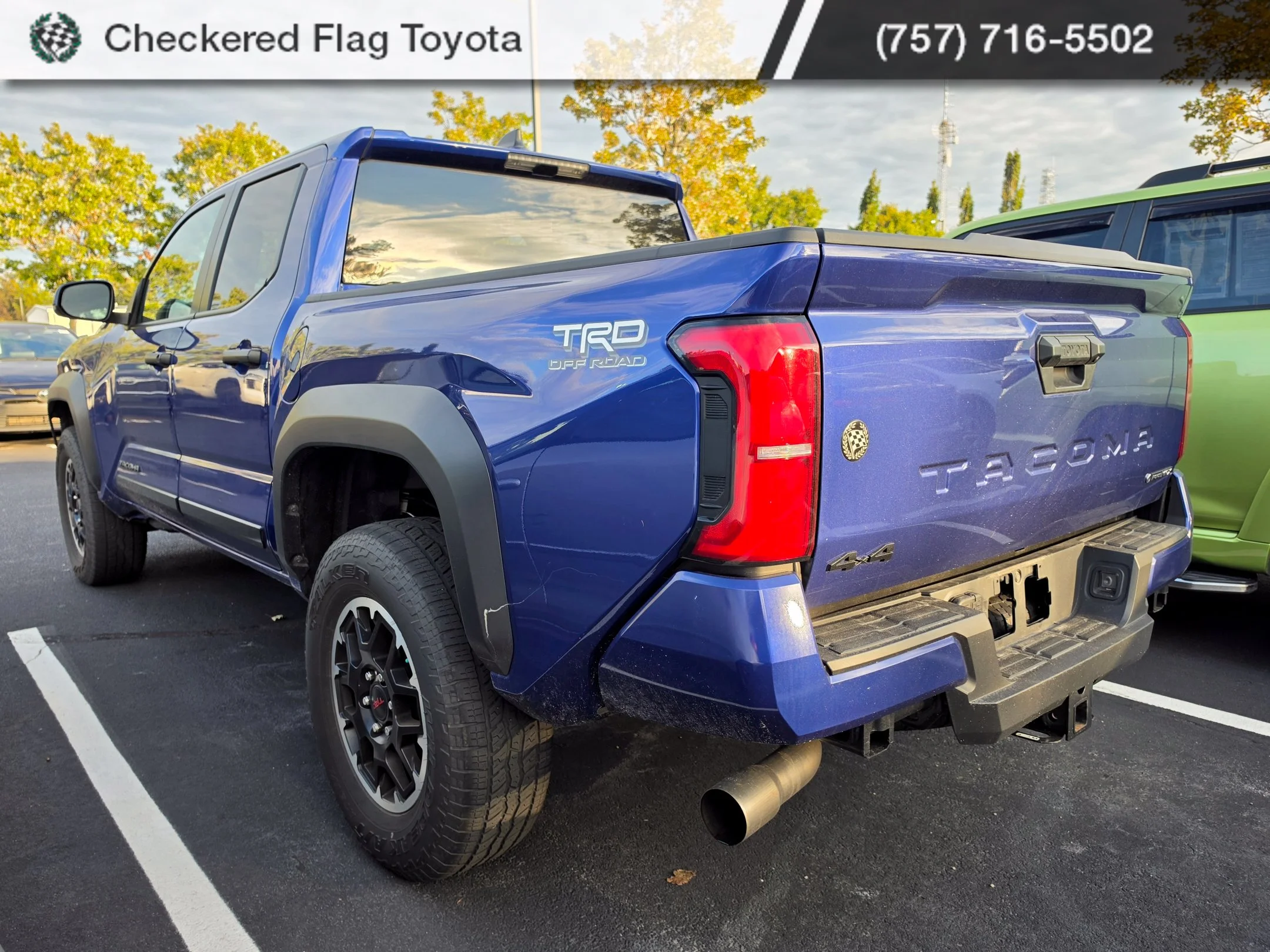 Used 2025 Blue Crush Metallic Toyota TRD Off Road image 4