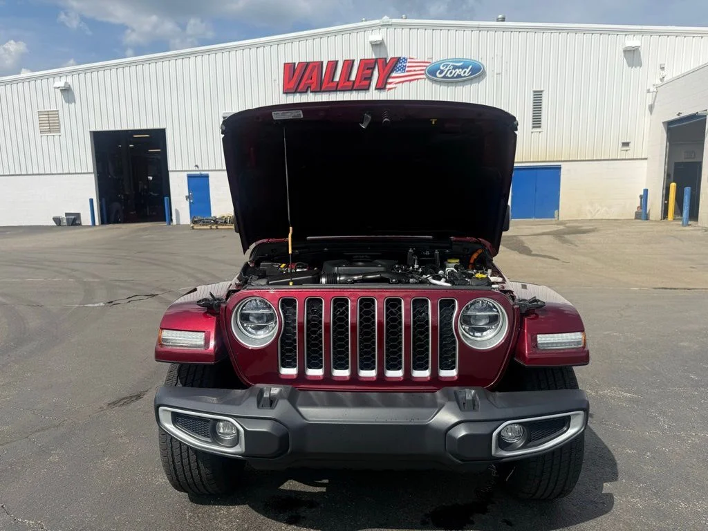 Certified Used 2021 Red Jeep Unlimited Sahara 4xe image 66