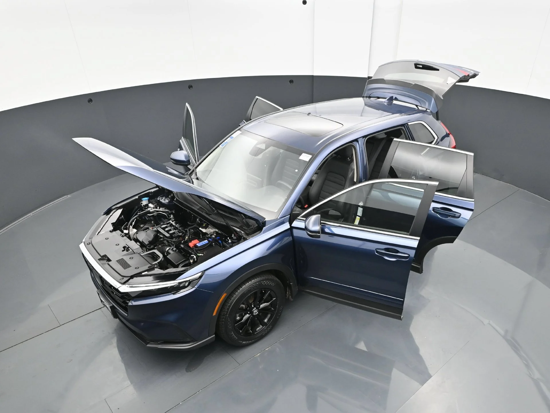 Used 2023 CANYON RIVER BLUE Honda EX-L AWD image 45