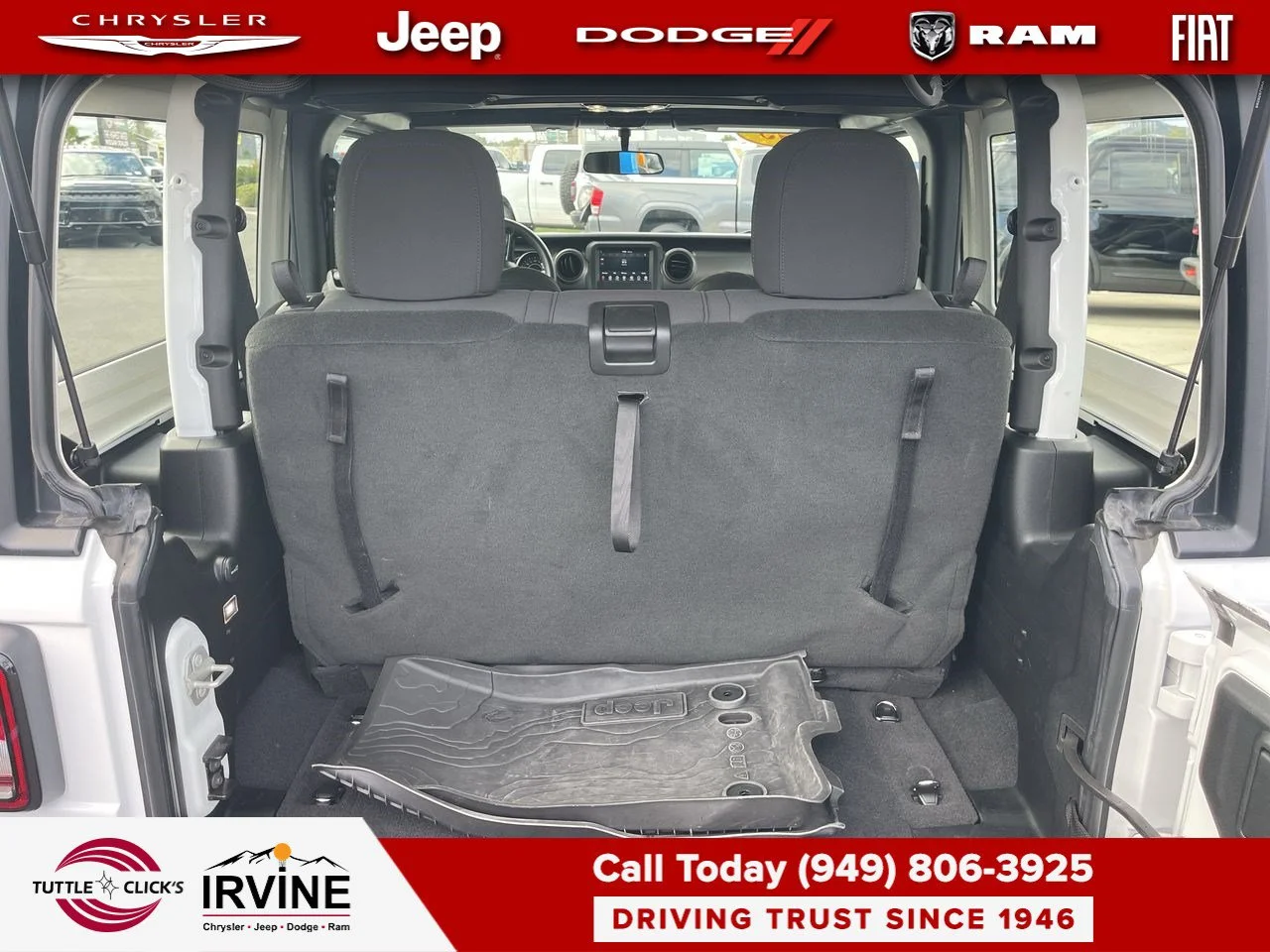 Used 2023 Bright White Clearcoat Jeep Sport image 40
