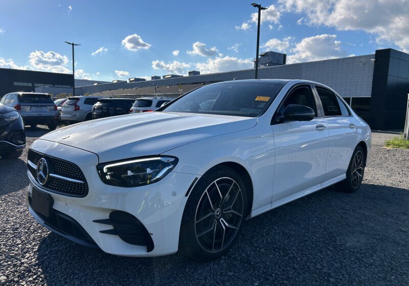 Certified Used 2023 Polar White Mercedes-Benz E 350 image 1