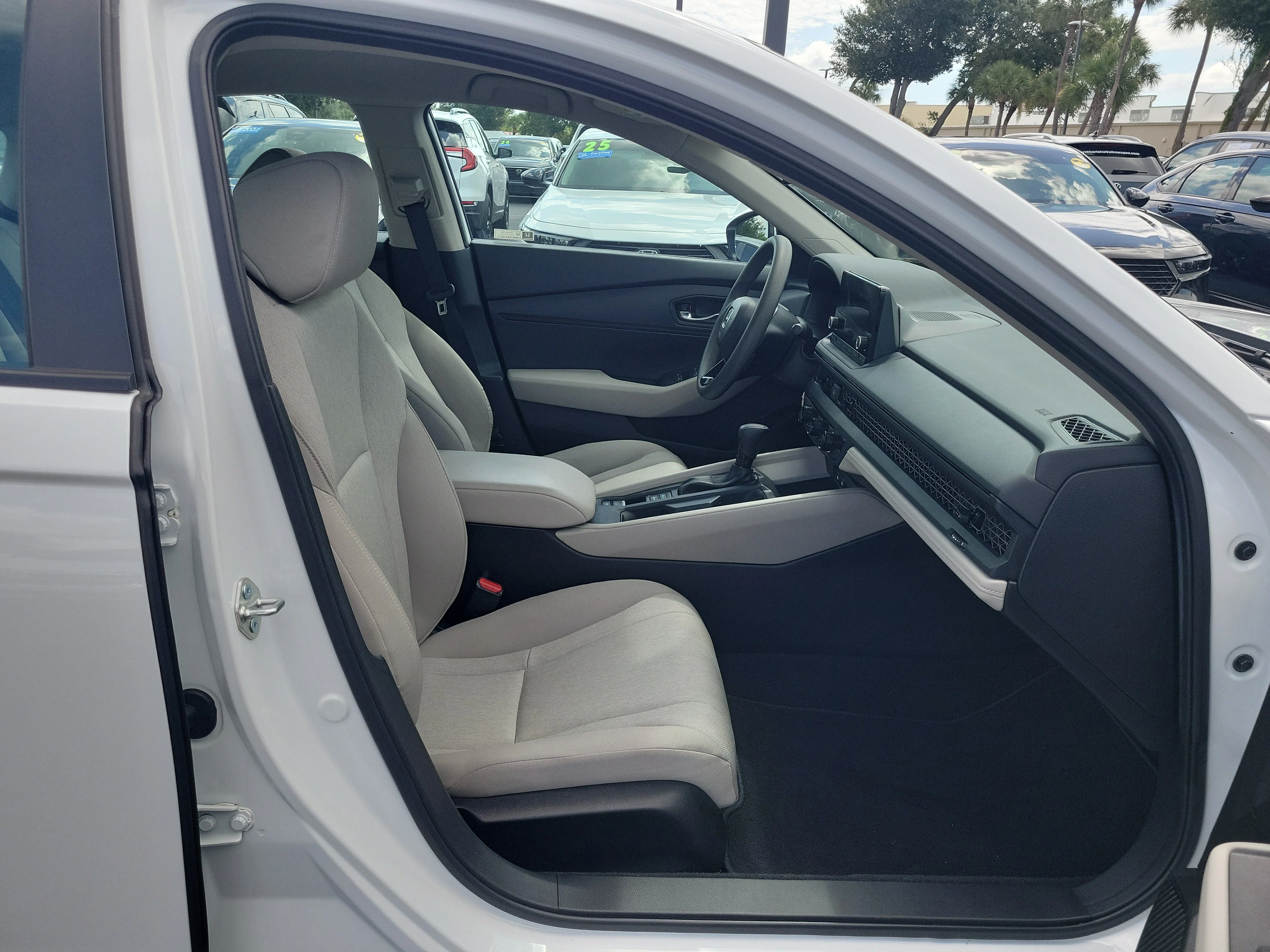 Certified Used 2025 Platinum White Pearl Honda LX image 8