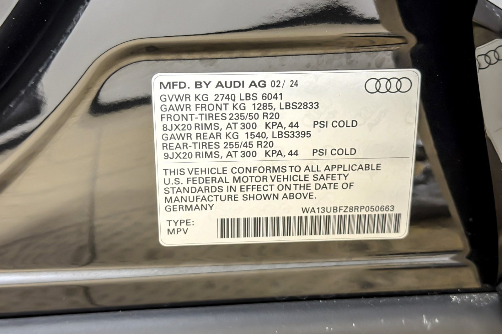 Certified Used 2024 Mythos Black Metallic Audi Premium Plus 55 quattro image 27