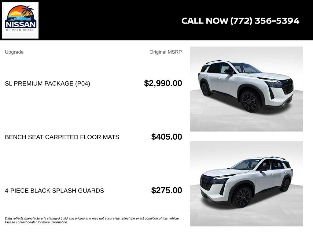 New 2026 Everest White Pearl TriCoat Nissan SL image 6