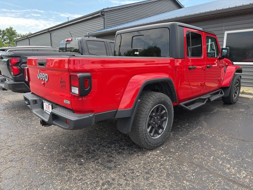Used 2022 Red Clearcoat Jeep Overland image 6
