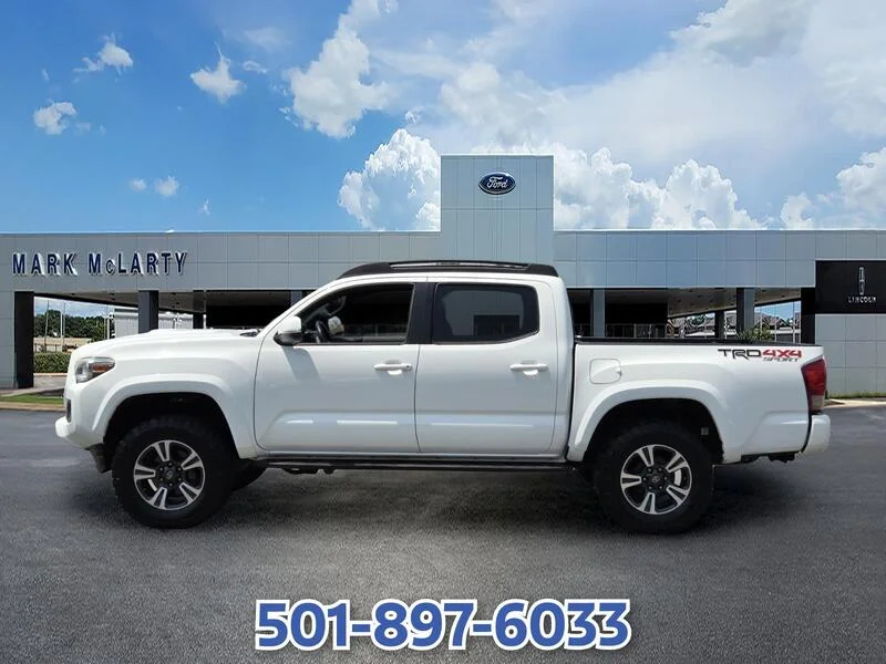 Used 2017 Super White TOYOTA TRD SPORT DOUBLE CAB 5
