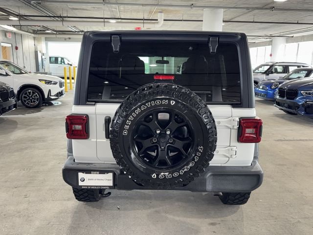 Used 2022 Bright White Clearcoat Jeep Unlimited Willys image 7