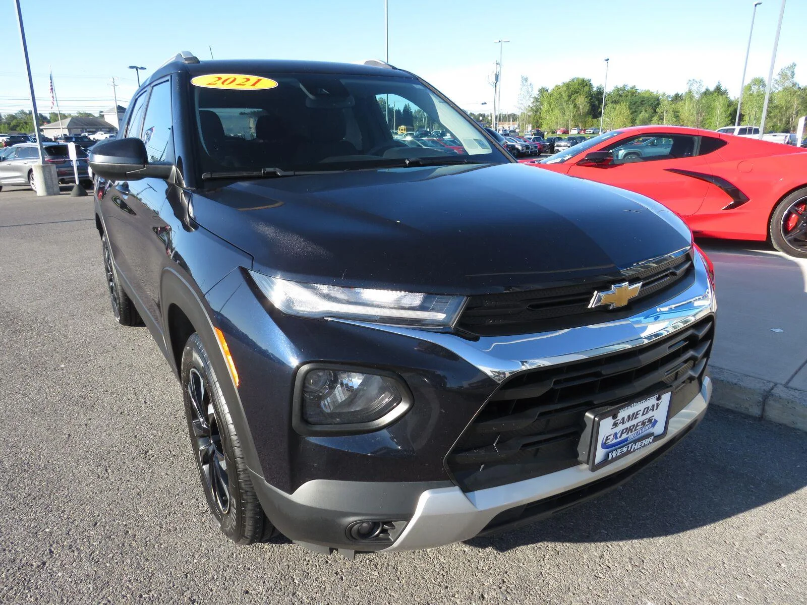 Used 2021 Midnight Blue Metallic Chevrolet LT image 3