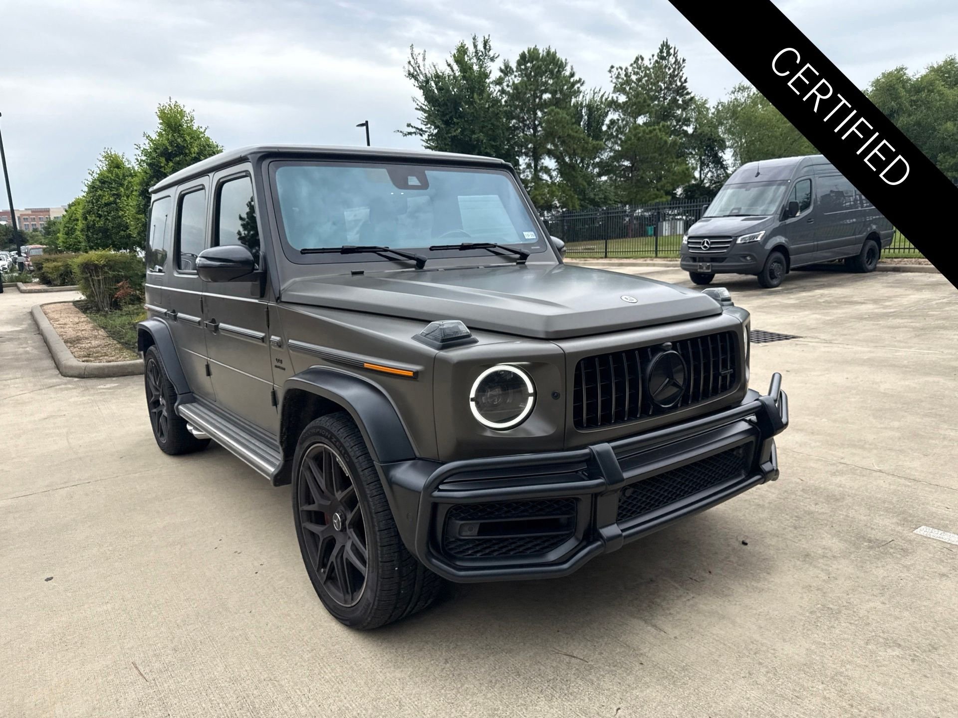 Certified Used 2023 MANUFAKTUR dark olive Green magno Mercedes-Benz G 63 AMG® image 2