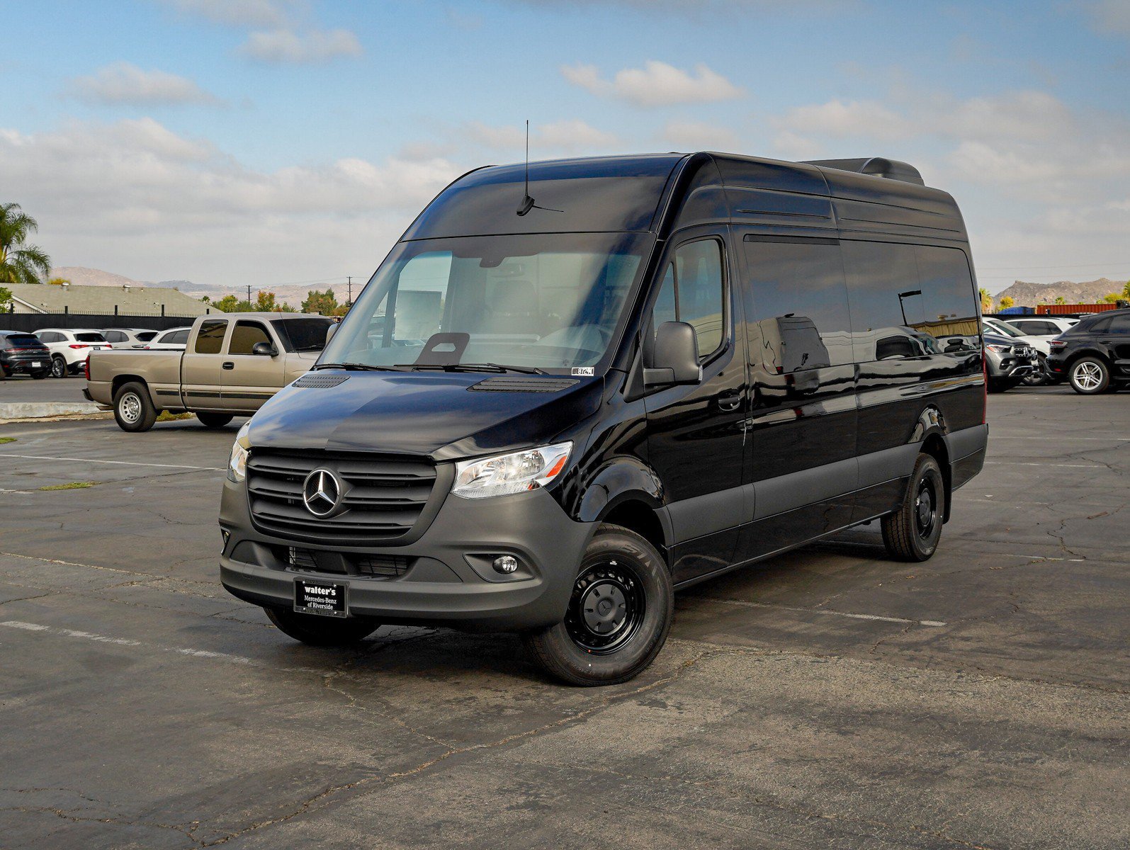 New 2026 Jet Black Mercedes-Benz 2500 High Roof I4 Diesel 170 RWD image 1